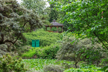 Vandusen botanical gardens in Vancouver city