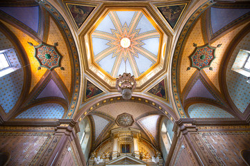 Obraz premium Scenic Guanajuato churches in historic city center