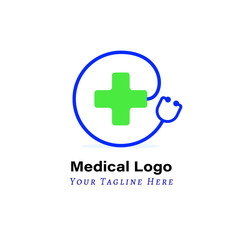 Obraz premium Medical Logo Template for doctor, lab, hospital