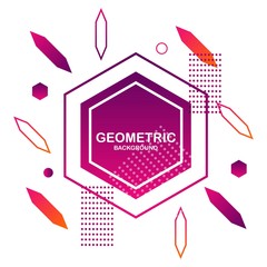 Creative geometric. Trendy gradient shapes composition.Applicable for Covers, Voucher, Posters, Flyers and Banner Designs. Eps10 vector.