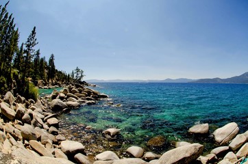 The beautiful Lake Tahoe 