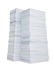 Two stacks of paper - 333601981