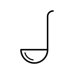 ladle icon vector template
