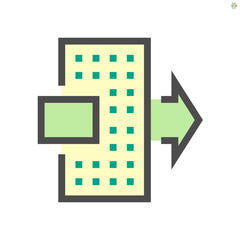 Air filter for pm2.5 problem concept design, 48x48 pixel perfect and editable stroke.