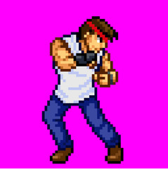 Tシャツ男性格闘家01