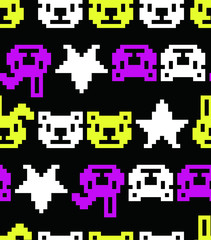 かわいいドットアニマル