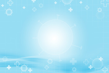 the healthcare in soft light abstract background