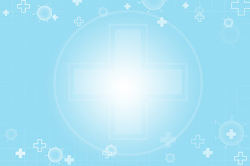 the healthcare in soft light abstract background