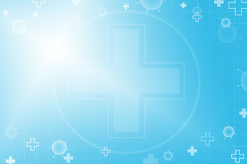 Fototapeta premium the healthcare in soft light abstract background