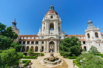 The beautiful Pasadena City Hall, Los Angeles, California