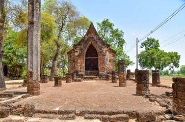 Kutirai Temple, Mueang Si Satchanalai Sukhothai, Thailand