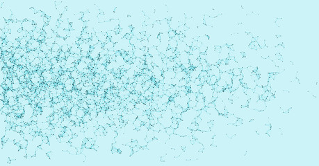 Network Mesh Procedural Art background illustration