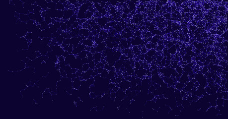 Network Mesh Procedural Art background illustration