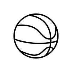 Basketball icon vector, in trendy flat style.