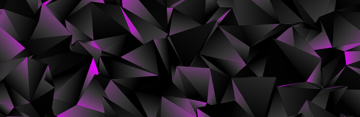 Fototapeta premium Triangular 3d, modern background