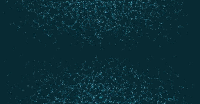 Network Mesh Procedural Art background illustration