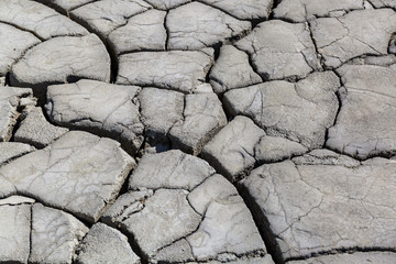 Formen wie eine Mondlandschaft