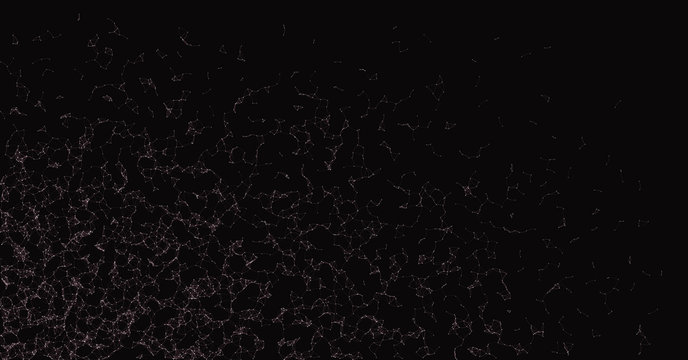 Network Mesh Procedural Art background illustration