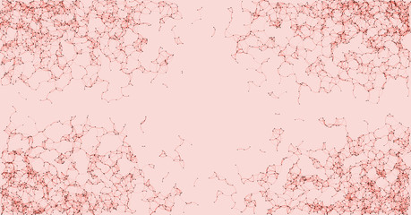 Network Mesh Procedural Art background illustration