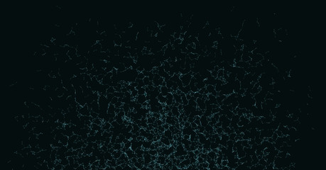 Network Mesh Procedural Art background illustration