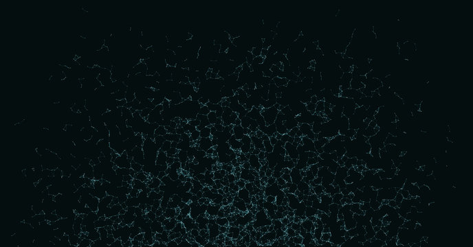 Network Mesh Procedural Art background illustration