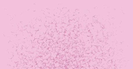 Network Mesh Procedural Art background illustration