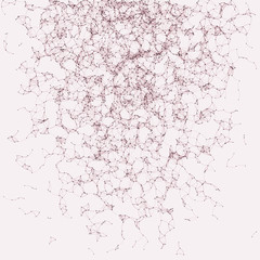 Network Mesh Procedural Art background illustration