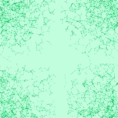 Network Mesh Procedural Art background illustration