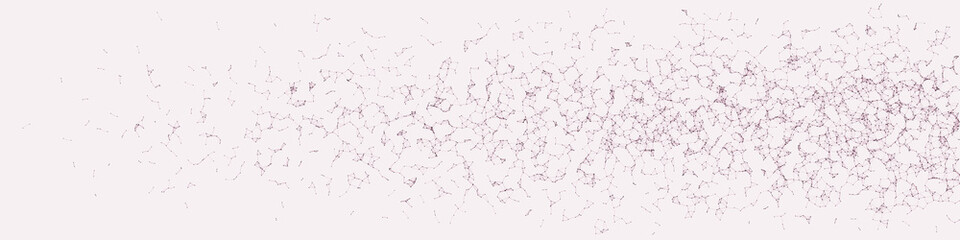 Network Mesh Procedural Art background illustration