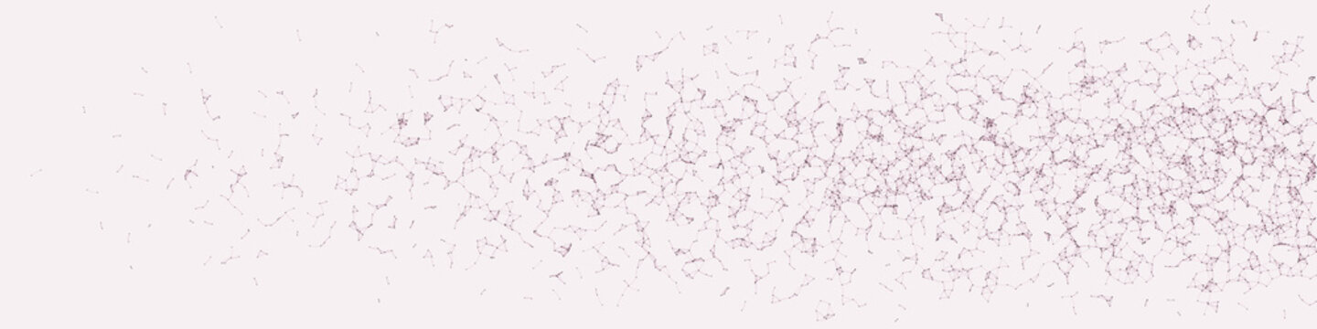 Network Mesh Procedural Art background illustration