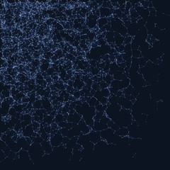 Network Mesh Procedural Art background illustration