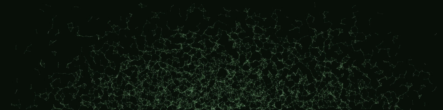 Network Mesh Procedural Art background illustration