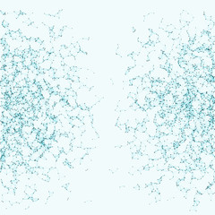 Network Mesh Procedural Art background illustration