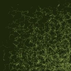 Network Mesh Procedural Art background illustration