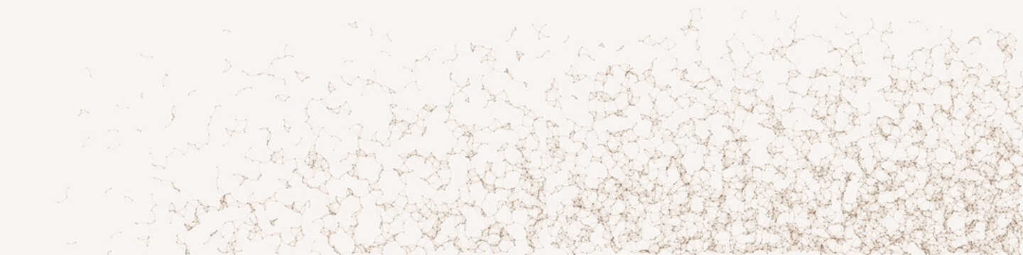 Network Mesh Procedural Art background illustration