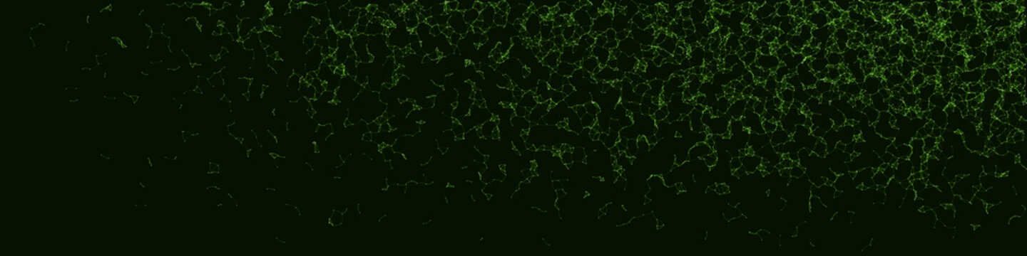 Network Mesh Procedural Art background illustration