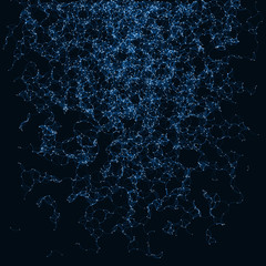 Network Mesh Procedural Art background illustration