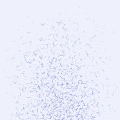 Network Mesh Procedural Art background illustration