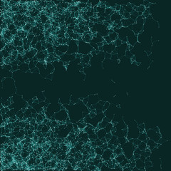 Network Mesh Procedural Art background illustration