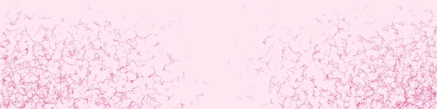 Network Mesh Procedural Art background illustration