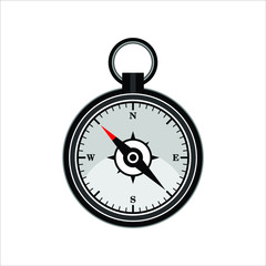 Fototapeta na wymiar Compass. Compass icon vector. compass logo. which is isolated in white.