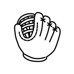 Baseball equipment icon vector