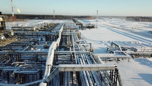 oil production in siberia in winter