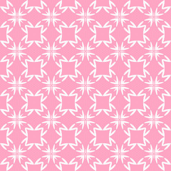 Pink seamless pattern. Cute background pattern in retro style