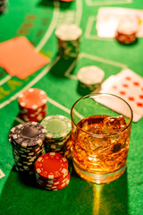 Casino Black Jack table