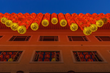 Lanterns at Buddhist Temple