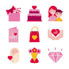 bundle of mothers day icons