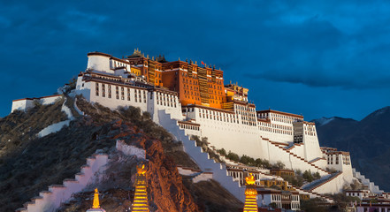 Potala palace in Lhasa -Tibet