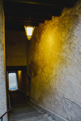 Escalier calme pendant le confinement du coronavirus