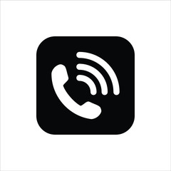 Phone icon isolated on white background. Phone icon in trendy design style.